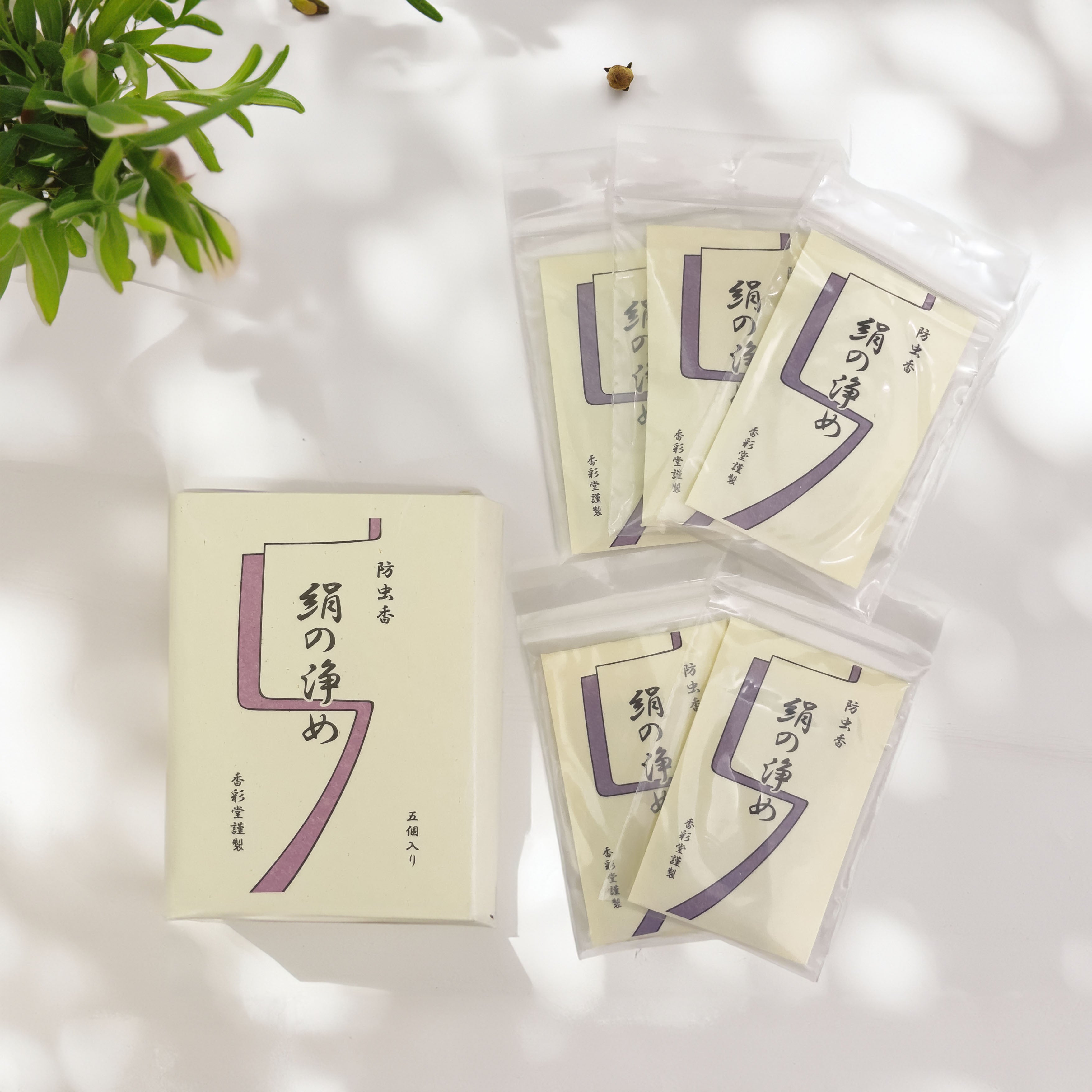 Kousaido Insect Repellent 天然防蟲香 (絹の清め) - 絲柔淨化(5入)