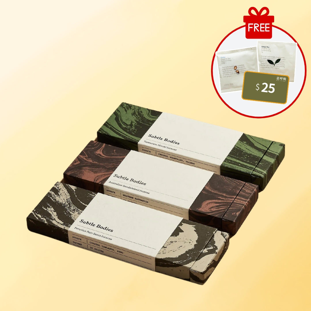 World Collection Incense 世界系列線香(3 Packs) – Sik Fu Kap 息呼吸