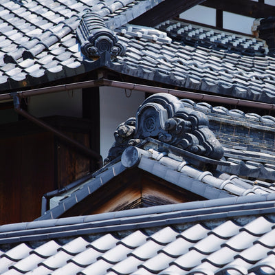 Awaji Kawara Tiles Incense Holder 淡路瓦線香座 (Black 瓦黑)