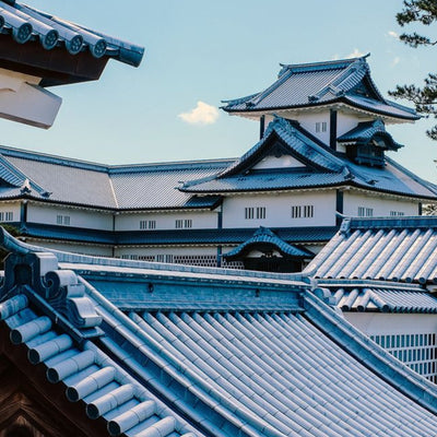 Awaji Kawara Tiles Incense Holder 淡路瓦線香座 (Blue 蒼海藍)