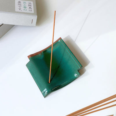 Awaji Kawara Tiles Incense Holder 淡路瓦線香座