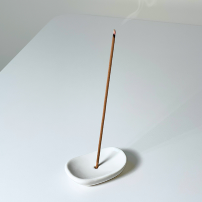 White Ceramic Incense Stand 極簡白瓷線香香立